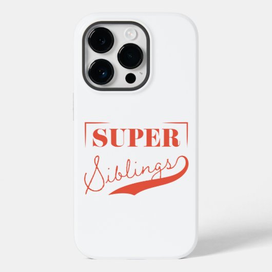 Super Sibling Case-Mate iPhone Case (Achterkant)