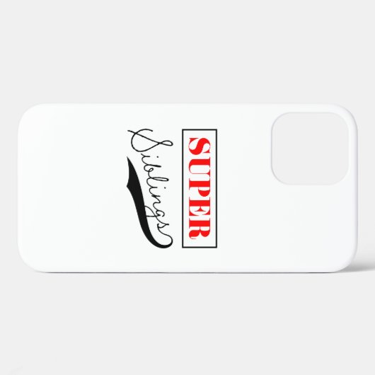 Super Sibling Case-Mate iPhone Case (Achterkant (horizontaal))