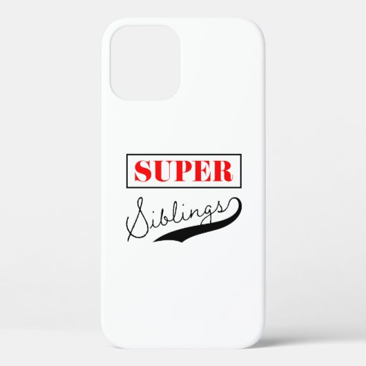 Super Sibling Case-Mate iPhone Case (Achterkant)