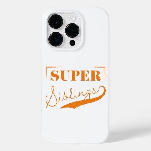Super Sibling Case-Mate iPhone Case (Achterkant)