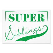 Super Sibling Foto Afdruk (Voorkant)