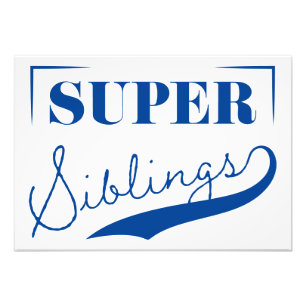 Super Sibling Foto Afdruk