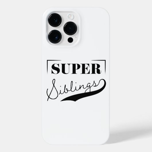 Super Sibling iPhone Hoesje (Achterkant)