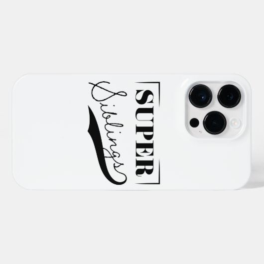 Super Sibling iPhone Hoesje (Achterkant horizontaal)