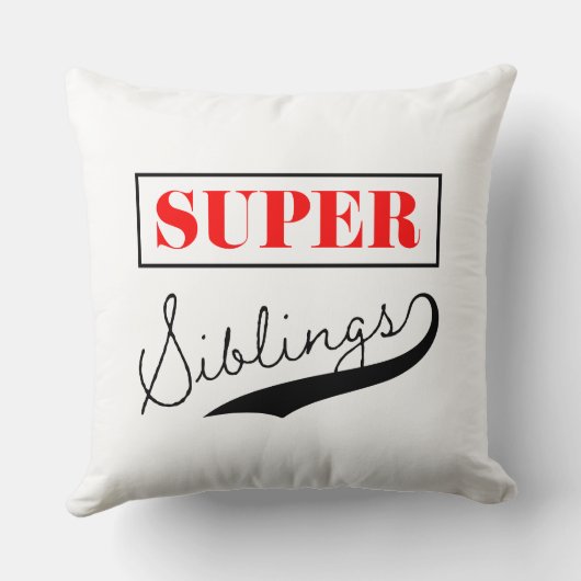 Super Sibling Kussen (Achterkant)