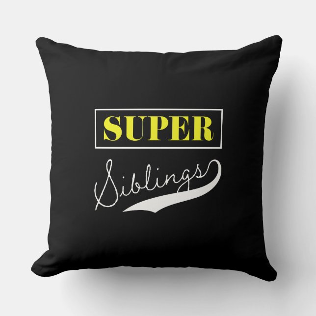 Super Sibling Kussen (Voorkant)