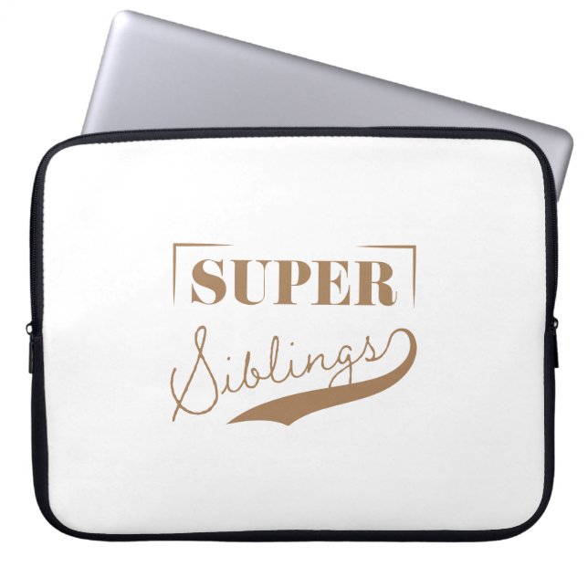 Super Sibling Laptop Sleeve (Voorkant)