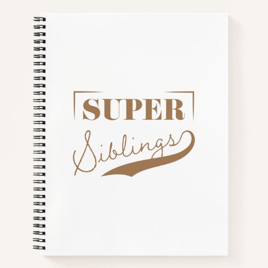 Super Sibling Notitieboek (Voorkant)