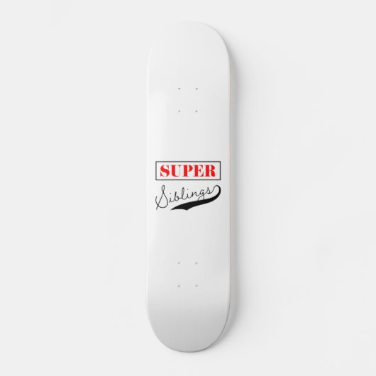 Super Sibling Persoonlijk Skateboard (Voorkant)