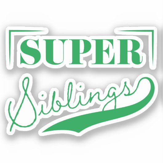 Super Sibling Sticker (Voorkant)