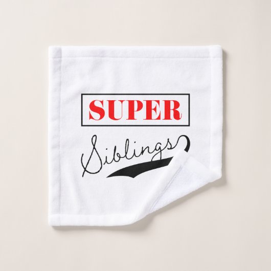 Super Sibling Washandje (Wasdoekje)