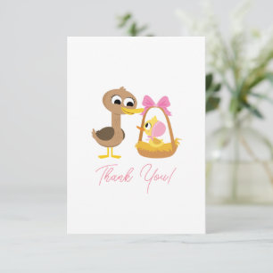 Super Simpel 5 Eendjes Meisje Baby Borrel Bedankkaart