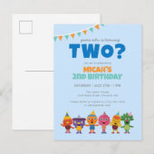 Super Simpel | De verjaardag van Noodle & Pals Briefkaart (Voorkant / Achterkant)