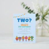 Super Simpel | De verjaardag van Noodle & Pals kar Briefkaart (Staand voorkant)