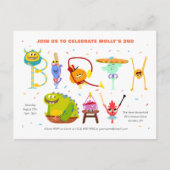 Super Simpel | Verjaardagsliedje Rhymington Briefkaart (Voorkant)