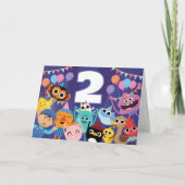 Super Simple Personages Feestelijke Verjaardag Kaart (Voorkant)