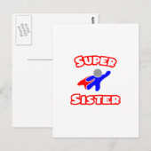 Super Sister Briefkaart (Voorkant / Achterkant)