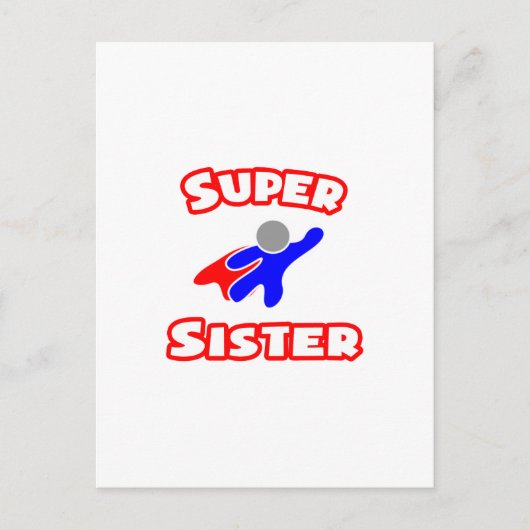 Super Sister Briefkaart (Voorkant)