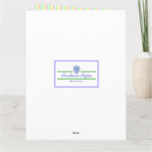 Super Size Gepersonaliseerde Pensioen Kaart (Achterkant)