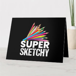 Super Sketchy I Tekenaar Tekenaar Tekenaar Schetse Kaart