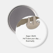 Super Sloth Hero Magneet (Voorkant / Achterkant)