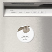 Super Sloth Hero Magneet (Insitu (Vaatwasser))