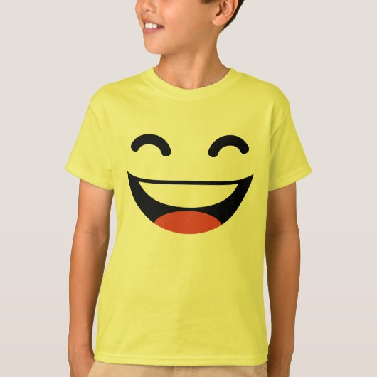 Super Smile emoji T-shirt (Voorkant)