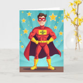 Super Smile Vaderdag kaart (Gele Bloem)