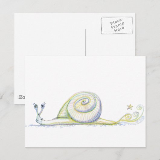 Super Snail Briefkaart (Voorkant / Achterkant)