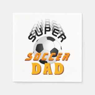 Super Soccer Dad Football Ball Sporty Vader Servet