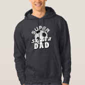 Super Soccer Dad Football Sporty Father Hoodie (Voorkant)