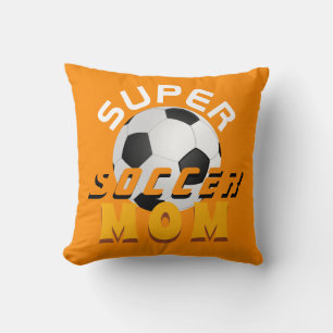 Super Soccer Mam Football Sporty Moeder Kussen