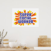 Super Social Worker Poster (Keuken)