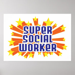 Super Social Worker Poster