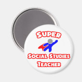 Super sociale studies leraar magneet (Voorkant / Achterkant)