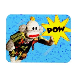 Super SockMonkey Hero Magneet