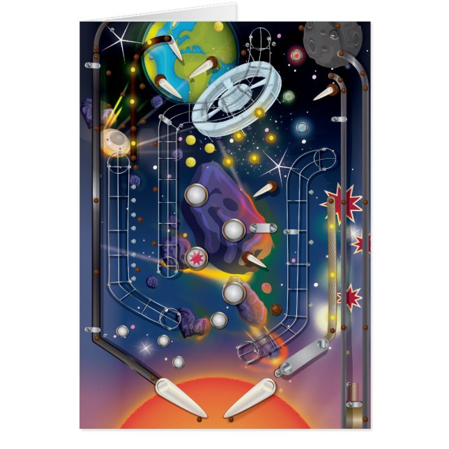 Super Space Pinball-machine (Voorkant)