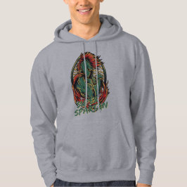 Super Spartaanse krijger helm Oud-Grieks vintage Hoodie