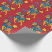 Super Special Kinder 🌟 Grootste Superheld Cadeaupapier (Hoek)