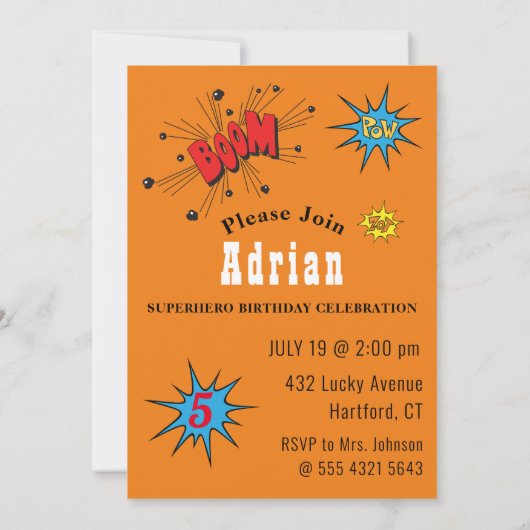 Super Special Kinder 🌟 Grootste Superheld Kaart (Achterkant)