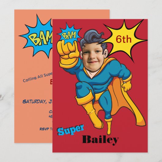 Super Special Kinder 🌟 Grootste Superheld Kaart (Voorkant / Achterkant)