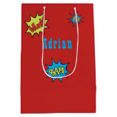 Super Special Kinder 🌟 Grootste Superheld Medium Cadeauzakje (Achterkant)