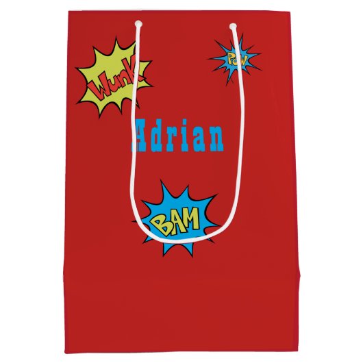 Super Special Kinder 🌟 Grootste Superheld Medium Cadeauzakje (Achterkant)