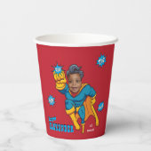Super Special Kinder 🌟 Grootste Superheld Papieren Bekers (Achterkant)