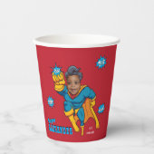 Super Special Kinder 🌟 Grootste Superheld Papieren Bekers (Voorkant)