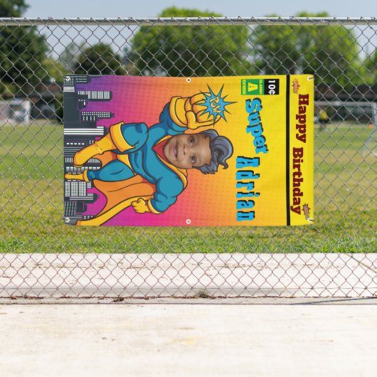 Super Special Kinder 🌟 Grootste Superheld Spandoek (Insitu)