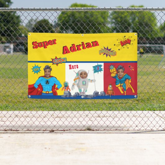 Super Special Kinder 🌟 Grootste Superheld Spandoek (Insitu)