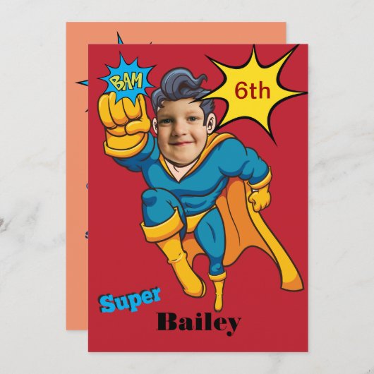 Super Speciale Kids 🌟 Grootste Superheld Kaart (Voorkant / Achterkant)