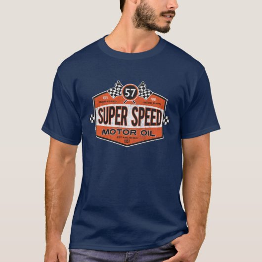 Super Speed Moto T-shirt (Voorkant)