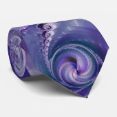 Super Spirally Paars Stropdas (Opgerold)